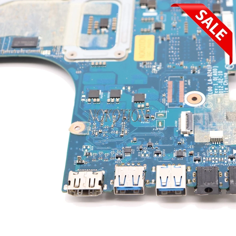 NOKOTION QCL00 LA-8241P CN-06D5DG 06D5DG 6D5DG для Dell inspiron 15R 5520 материнская плата ноутбука HD7670M 1 ГБ Графика