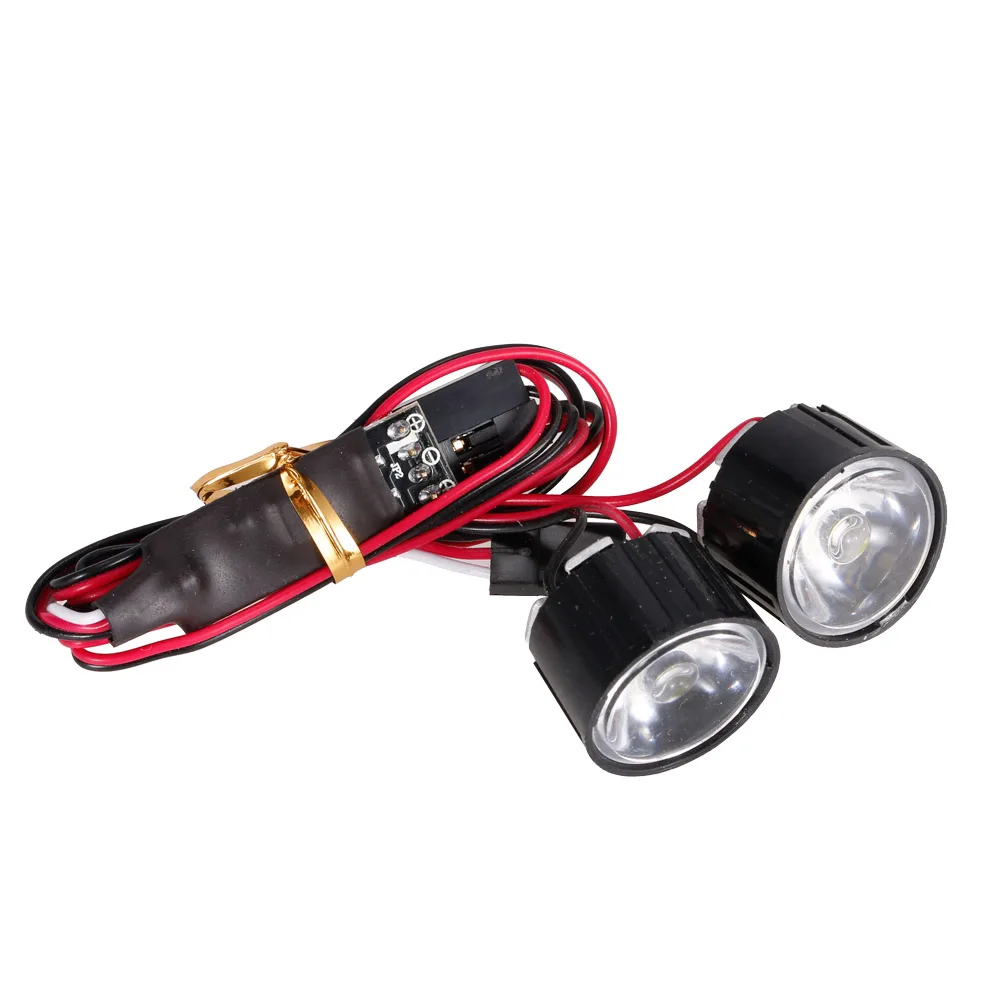 AUSTAR AX-006A 3W DIY Highlight LED Lights w Controller Board for 110 RC Car Rock Crawler Traxxas Redcat AXIAL RC Cars Parts (2)