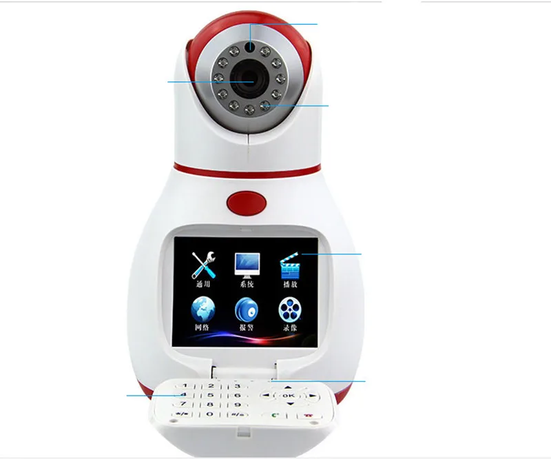 HD 1080P Бесплатная видеозвонка Беспроводная ip камера с функцией будильника|wireless
