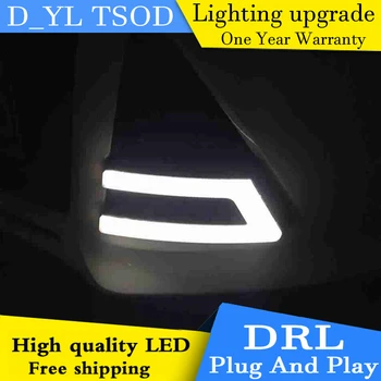

Car styling For Ford Focus 2012-14 LED DRL For Focus High brightness guide LED DRL led fog lamps daytime running lights C style