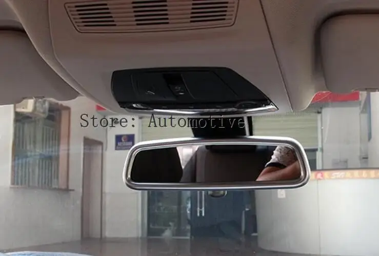 

Car-styling Chrome Interior Rearview Mirror Trim For Land Rover Discovery 4 Range Rover Sport/Evoque Discovery Sport Accessories