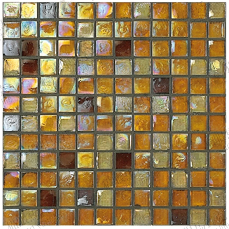 Ksr9311 glass mosaic bathroom tile rose gold rose on
