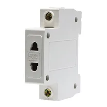 2 шт./лот AC30 серии однофазный США ЕС 2 Pin модульный разъем 35 мм din-рейку модульный разъем 10-16A 250 В переменного тока с бесплатной доставкой