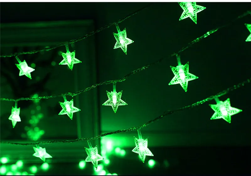 Рождество Декоративные 100 Гирлянды светодиодные свет 8 режимов вспышки мерцают Звезды фея украшение для свадьбы, фестиваль, праздник