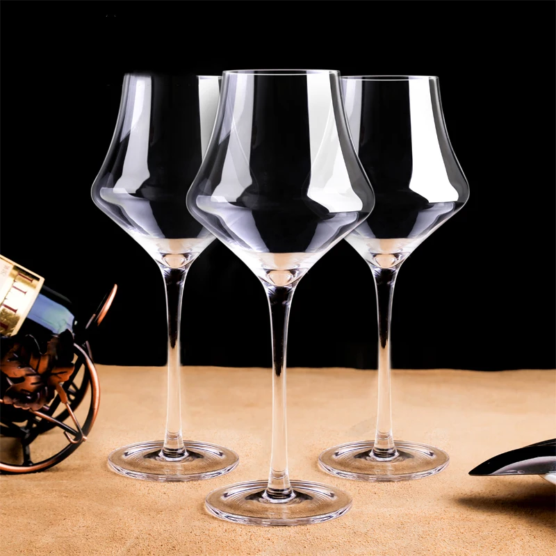 

2pcs lead-free crystal wine Goblet glass home drinking goblet Party beer wine glass water glass cup Drinkware Personality glass