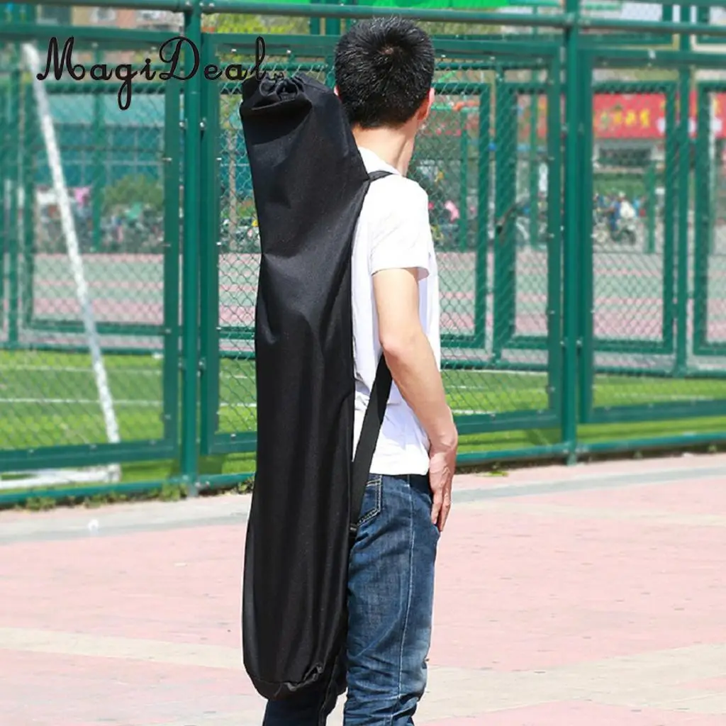 Portable Skateboard Bag Longboard Case Backpack Skating 118x40cm Black, Waterproof and Wear Resistant