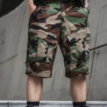 Уличные тактические шорты брюки Camoflage airsoftsports военный шорты Камуфляжный Повседневный Лесной