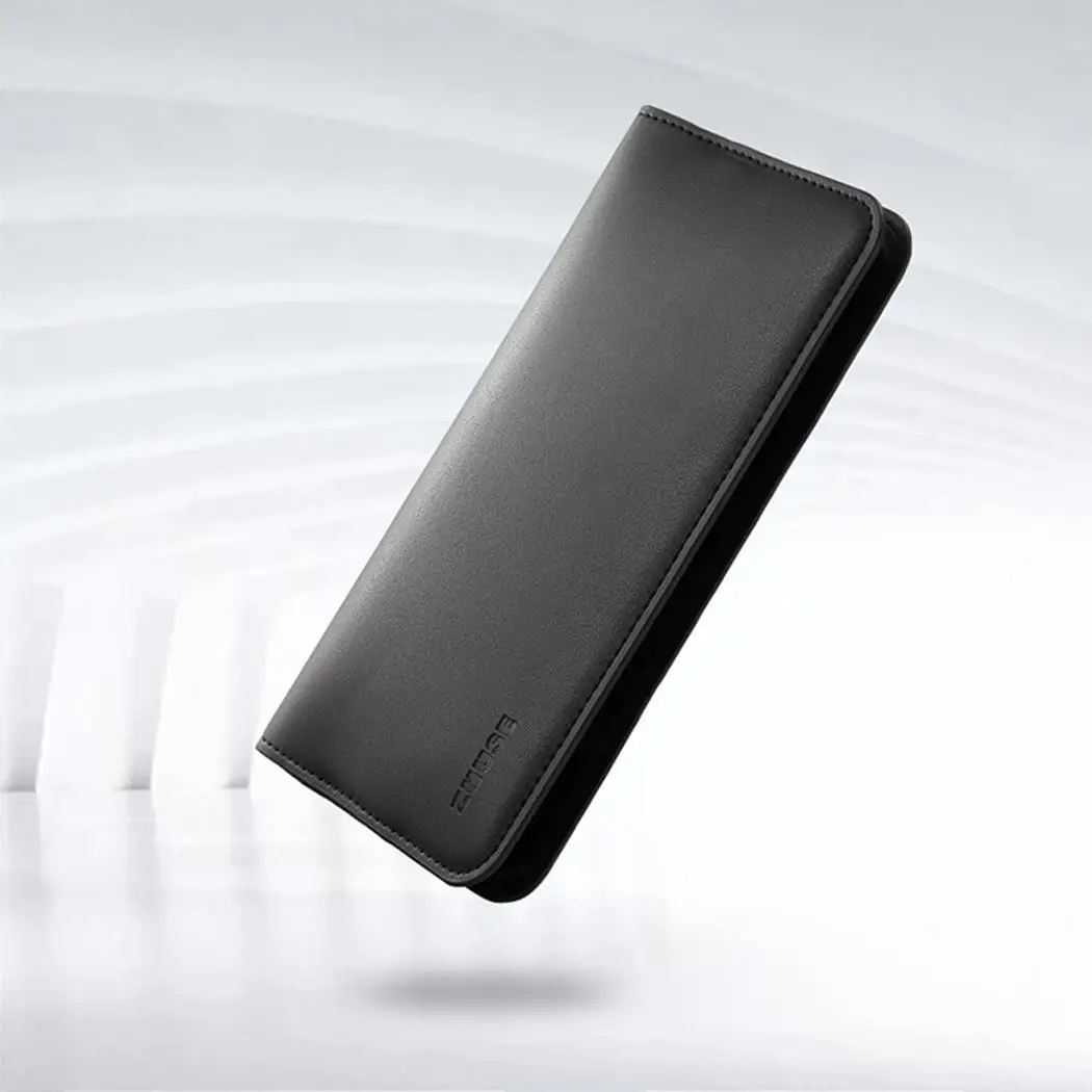 

Large Capacity 10000 Artificial Leather Wallet Wireless Power Bank 10000mah carregador portátil Battery 5W For huawei p30 pro