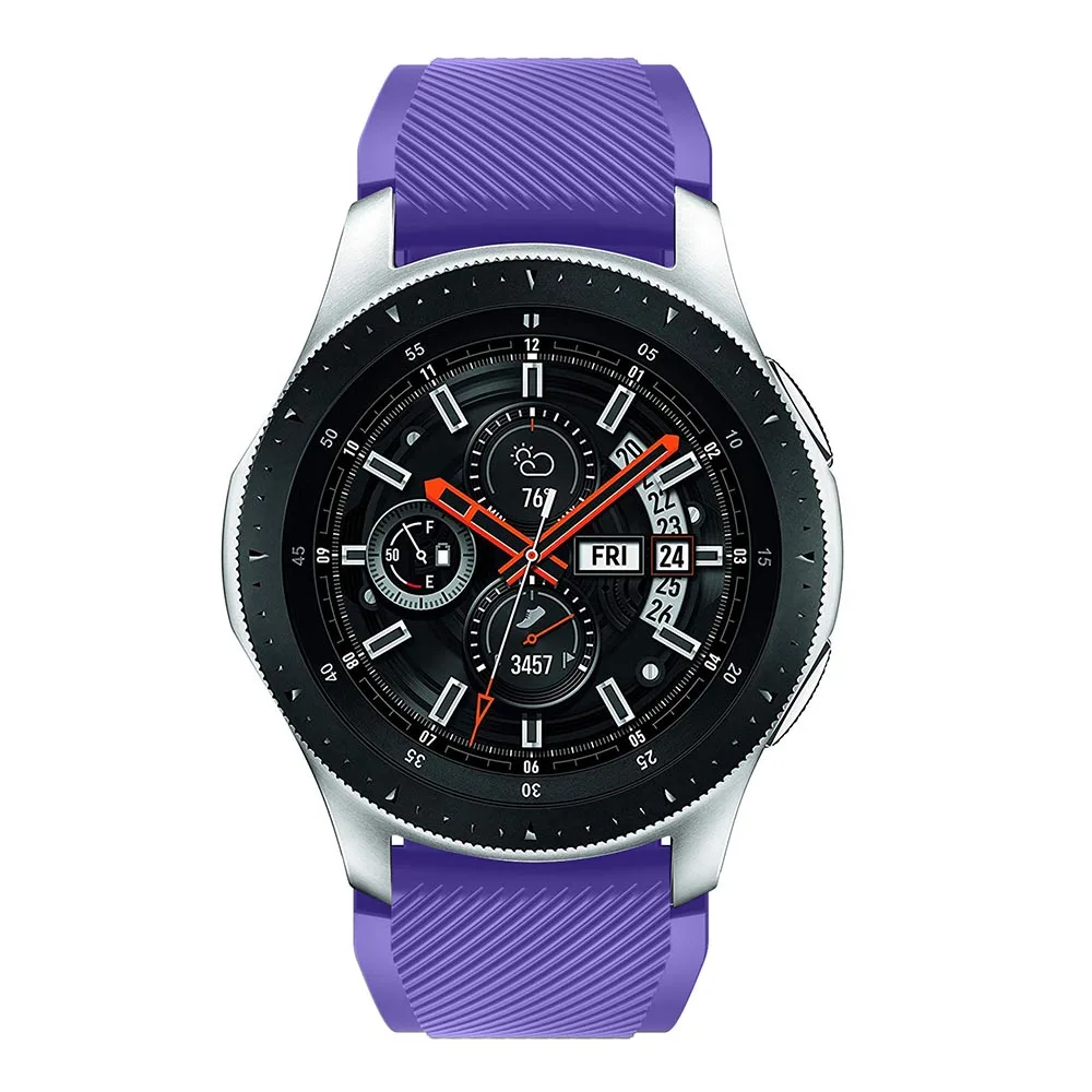 Силиконовый ремешок для часов Huami Amazfit Stratos 2/2S для samsung Galaxy Watch 46 мм сменный ремешок для samsung S3 Classic Frontier