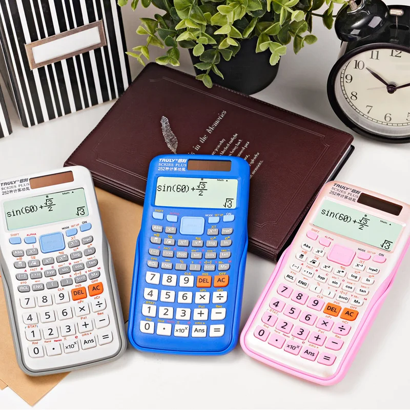 الشمسية LED حاسبة العلمي Sc 82es مع 249 وظيفة أفضل من 991ES السلطة المزدوجة الملونة Calculadora Cientifica طالب