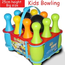 10 бутылок и 2 мяча) Большой размер ABS безопасность Дети Боулинг gutterball TECMO чаша мяч игрушки домашние спортивные игры