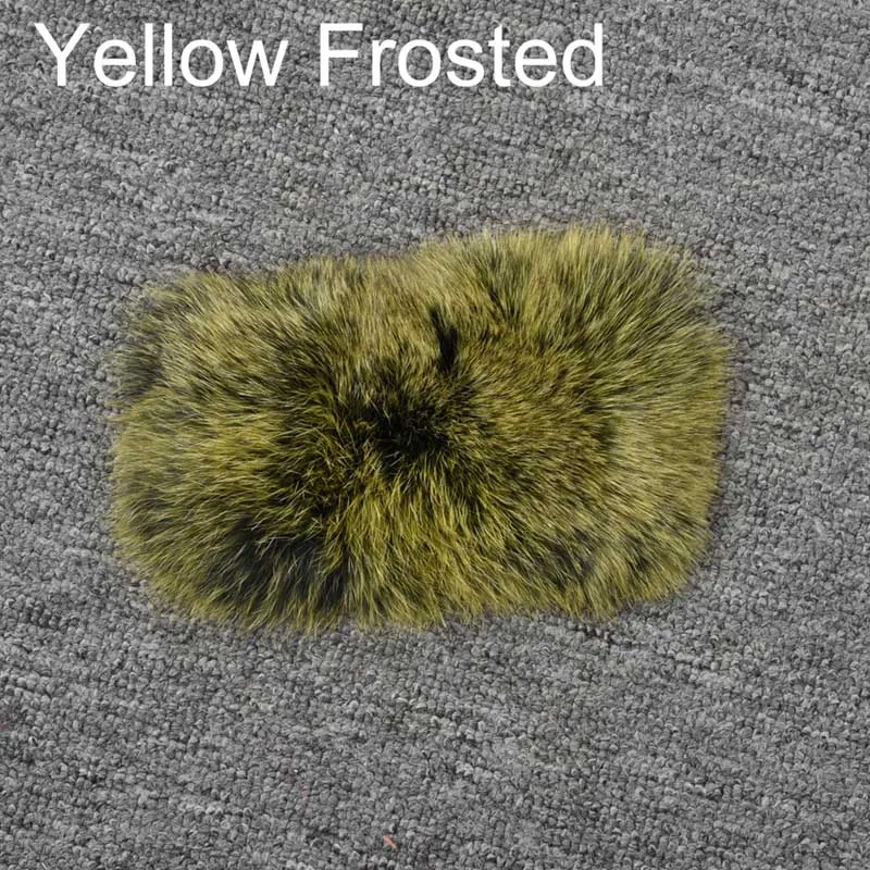 Женская шуба из натурального Лисьего меха модная разноцветная Меховая куртка с лисьим мехом наивысшего качества зимнее пальто S7486 - Цвет: Yellow Frosted