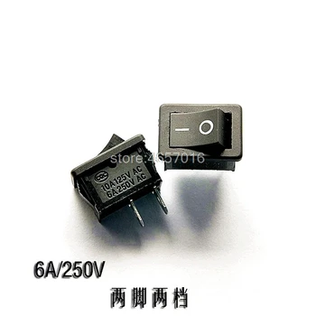 

10Pcs/Lot Black Push Button Mini Switch 6A-10A 110V 250V KCD1 2Pin Snap-in On/Off Rocker Switch 5PCS/Lot 21MM*15MM BLACK
