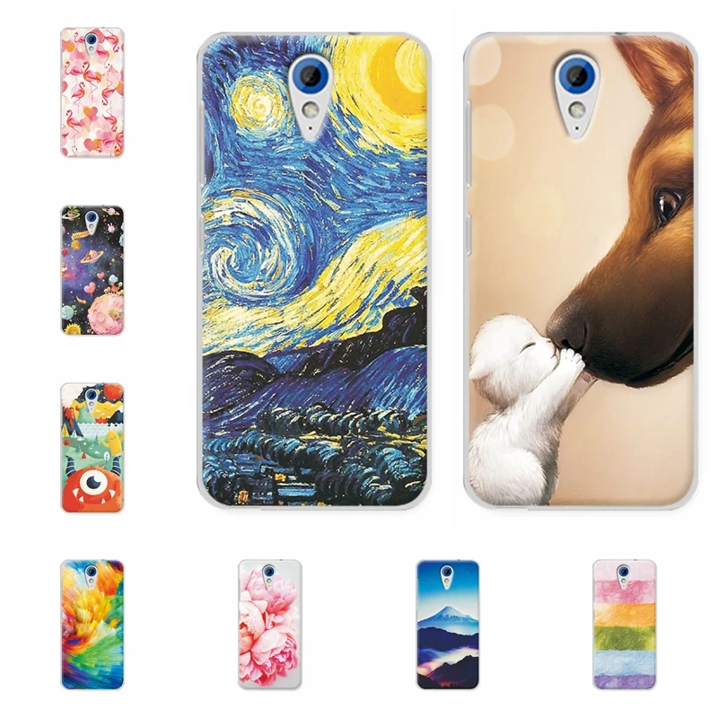

Chic Soft Funda For HTC 526 326 Back Cover Cute Floral Scenery Phone Case Soft TPU Silicone For HTCDesire 620 626 628 Shell Capa