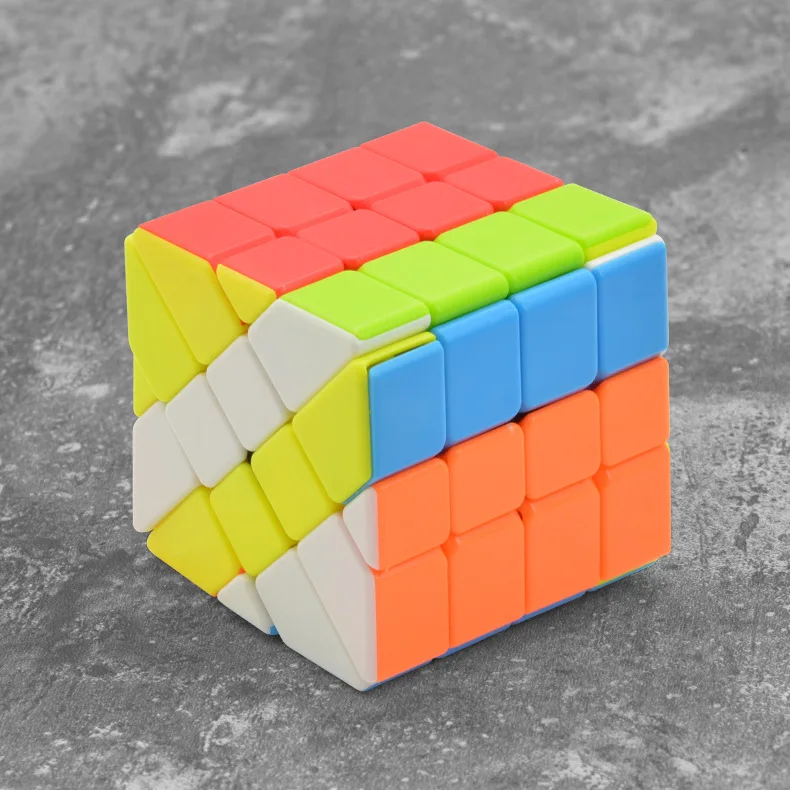 Lefun прозрачный пазл Фишер магический куб без наклеек 4x4 Magic Cube Cubo Magico обучения Развивающие игрушки для детей