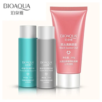 

BIOAQUA Nose Blackhead Remover Acne Treatment Shrink Pores Nose Mask Thorough Remove Black Head Facial Mask Skin Care 3pcs/lot