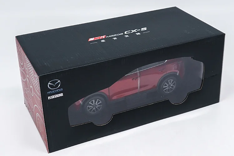 1:18 Mazda CX-5 красный серый внедорожник литая модель автомобиля игрушка Коллекция подарков оригинальная коробка