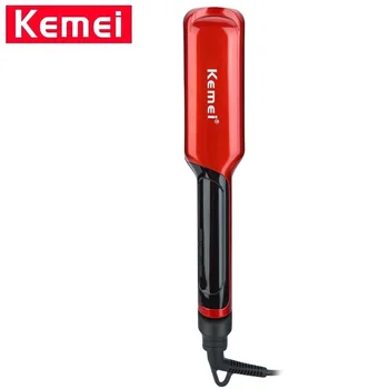 

Kemei KM-9620 Professional LCD Display Flat Iron Digital Temperature Control Straightening Hair Irons Ceramic Hair Straightener