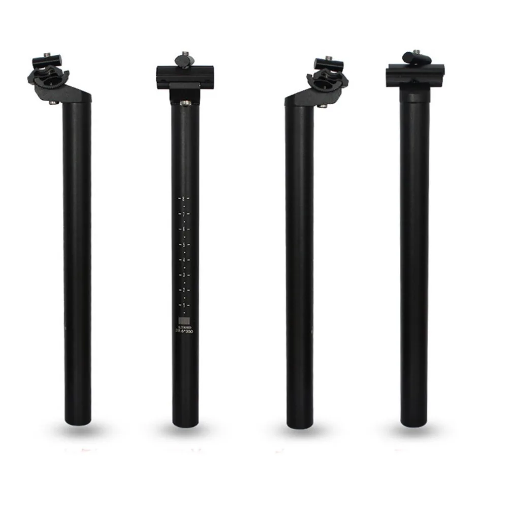 2018 جديد سبائك الألومنيوم دراجة seatpost MTB الطريق دراجة هوائية جبلية الأسود مقعد آخر مقعد أنبوب 27.2/28.6 */30.4 ** 300 مللي متر دراجة أجزاء