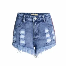 Рваные джинсовые шорты для женщин джинсовые шорты джинсовые брюки короткие джинсы, штаны pantalon corto mujer spodenki damskie узкие шорты