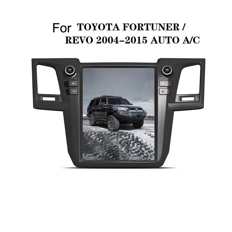 12 1 &quotTesla Android Fit TOYOTA Fortuner/HILUX Revo 2005 2011 2012 2013 2014 2015 автомобильный dvd плеер навигация gps