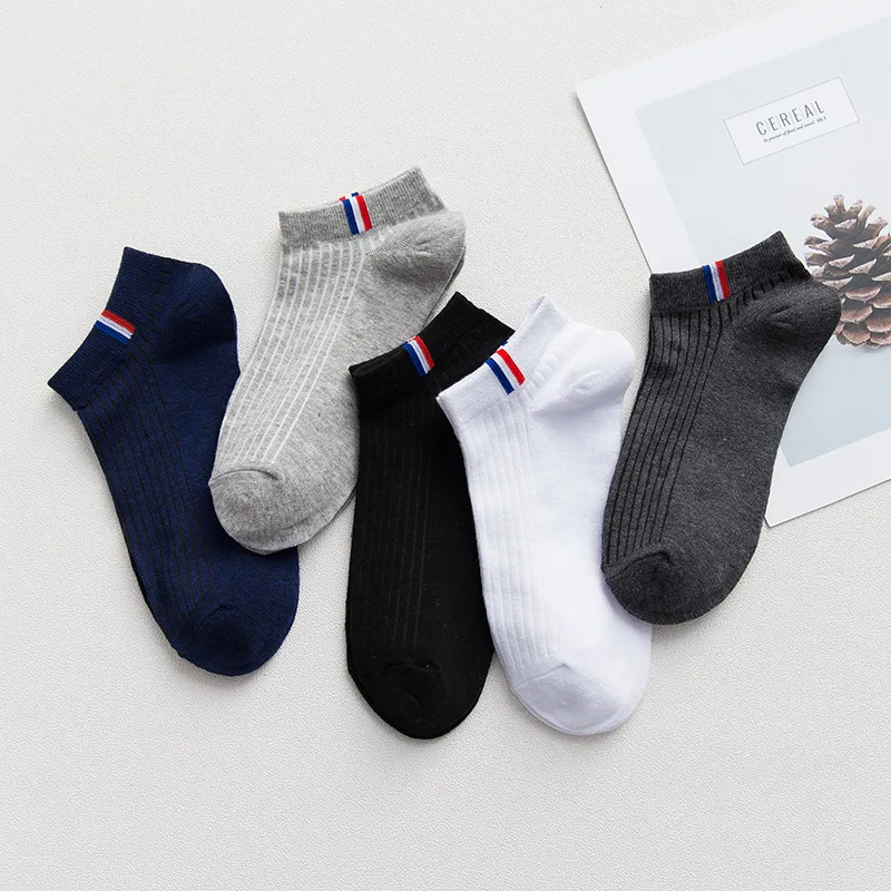 

5 Pairs/Lot High Quality Men Business Socks cotton Casual Winter Black White Socks Comfortable Breathable dropshopping man gift