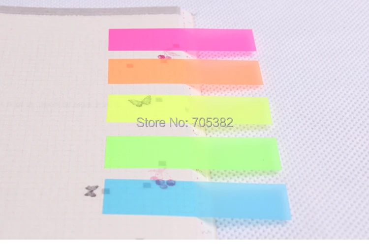 1 шт. флуоресцентный цветной блокнот для заметок клейкая бумага для заметок, Канцтовары, книжный маркер, офисный блокнот, школьные принадлежности для детей(ss-1478