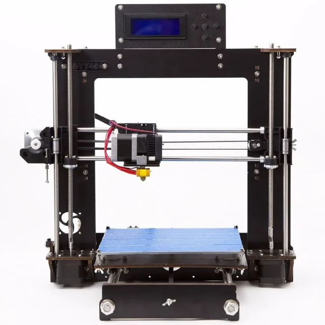 Best Value 3D Printer Upgraded Full Quality High Precision Reprap Prusa i3 DIY LCD Controll Power Failure Resume Printing 
