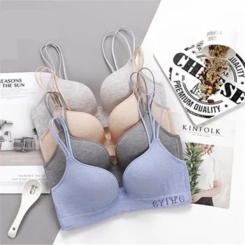 

Women Bra Set Wire Free Push Up Bra Briefs Set Cup Seamless Bralette Bra and Panties Set Fashion Sexy Underwear