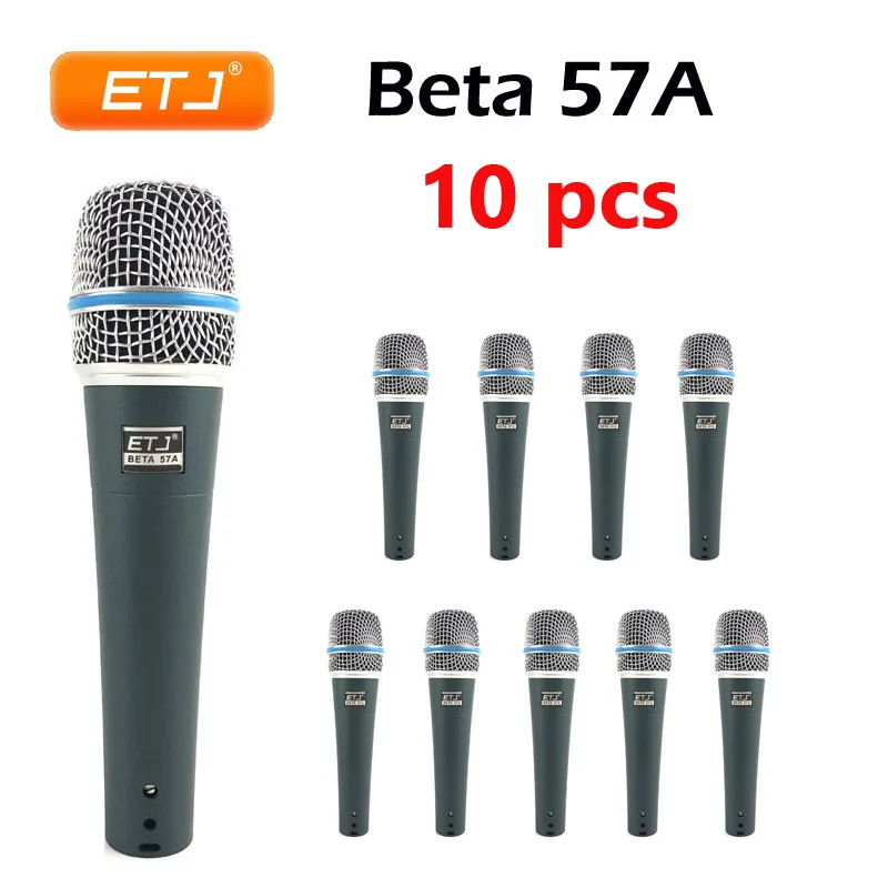 ETJ микрофон 10 шт. Beta57A высококачественный проводной для караоке|Микрофоны| |