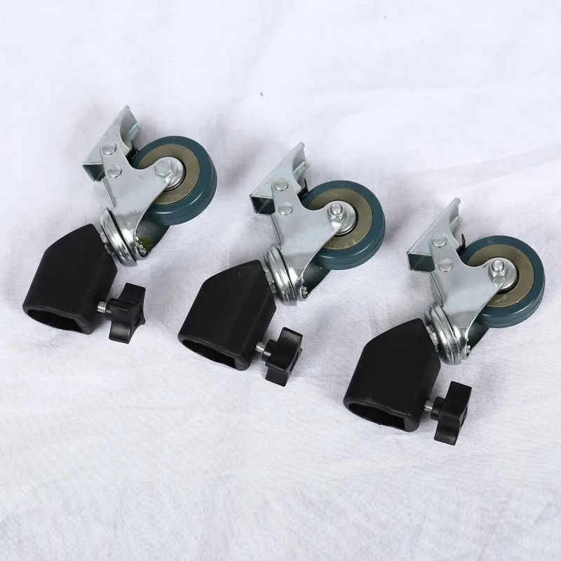 CY In stock 3PCS 22mm Photo Studio Heavy Duty Universal Caster Wheel For Light Stands Studio