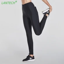 LANTECH, женские теплые спортивные штаны, спортивные Леггинсы для йоги, для бега, спортивная одежда, для фитнеса, водонепроницаемые, для тренажерного зала, компрессионные колготки, штаны