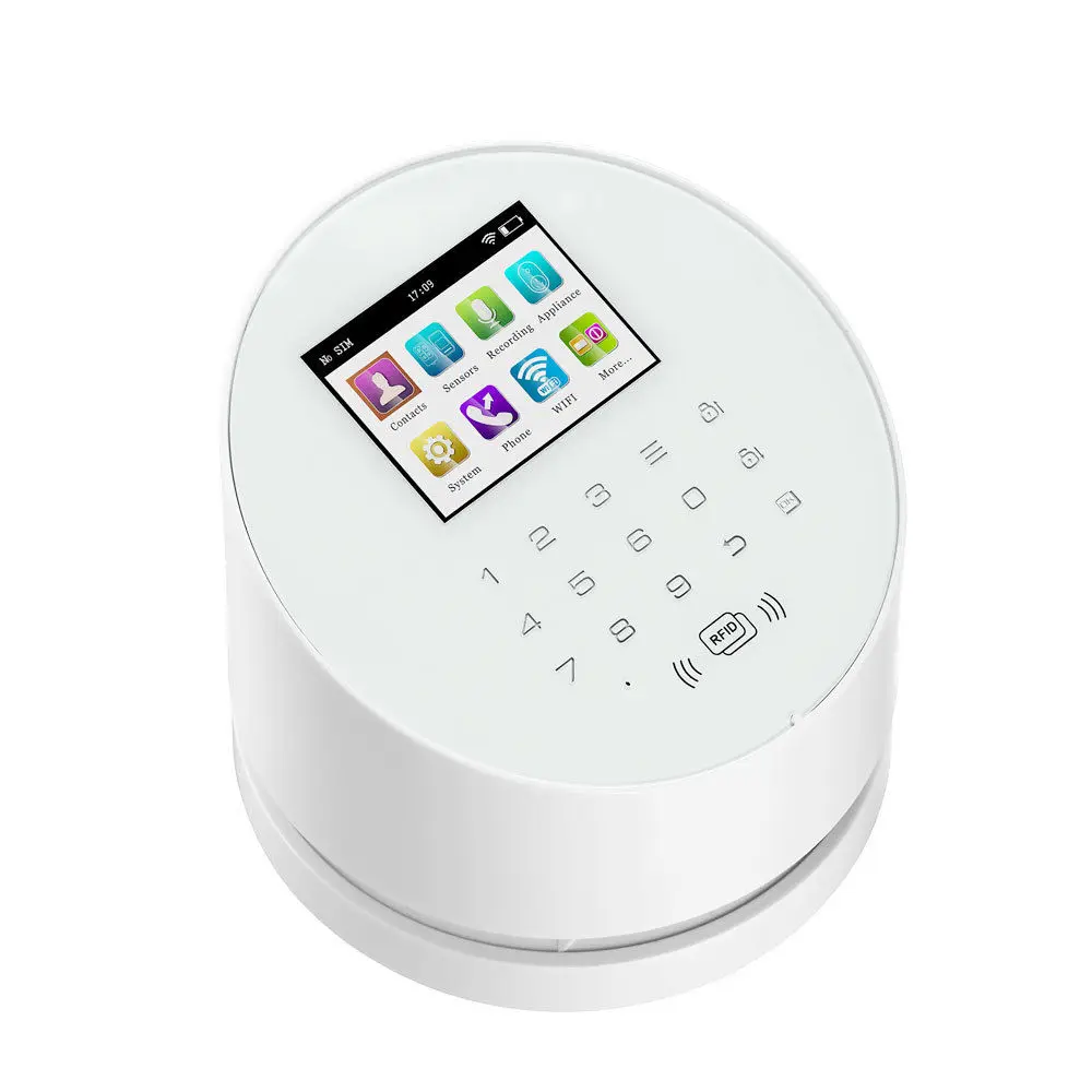 KERUI W2 с сенсорной клавиатурой домашняя охранная WiFi сигнализация с приложением IOS и Android дистанционное управление интеллектуальная GSM сигнализация