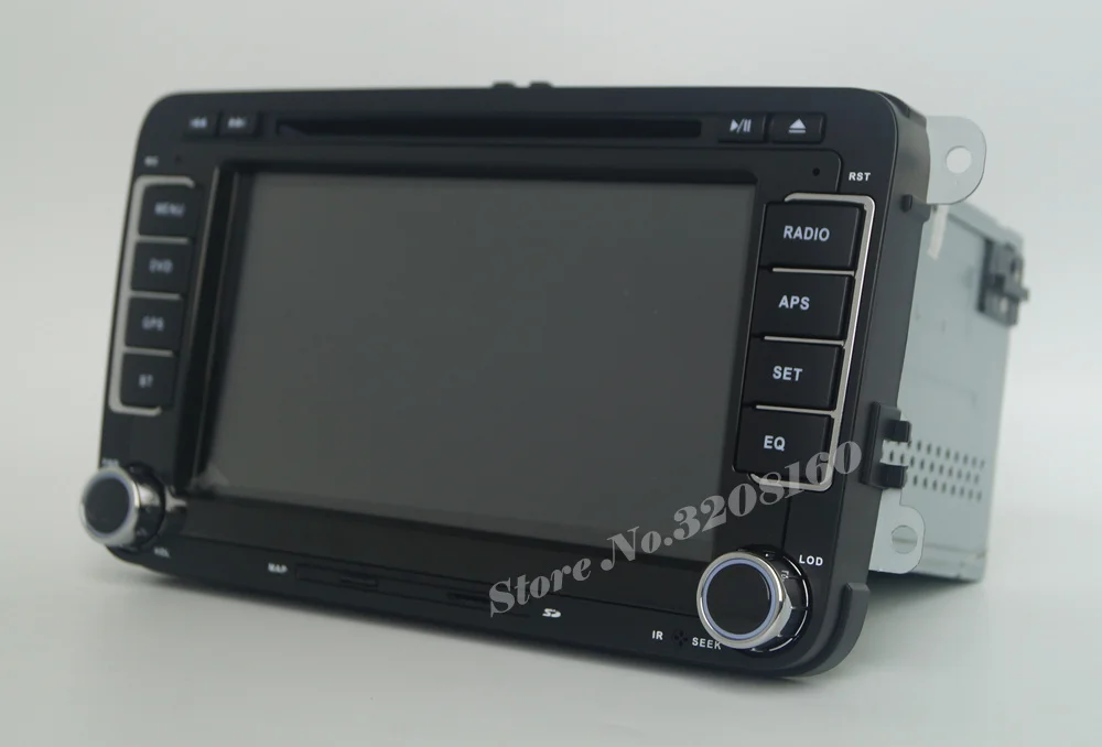 Discount rns510 2din 7" Car DVD Player for VW JETTA PASSAT/B6/CC GOLF 5/6 POLO Touran Tiguan Caddy SEAT with Radio BT swc GPS free map 16