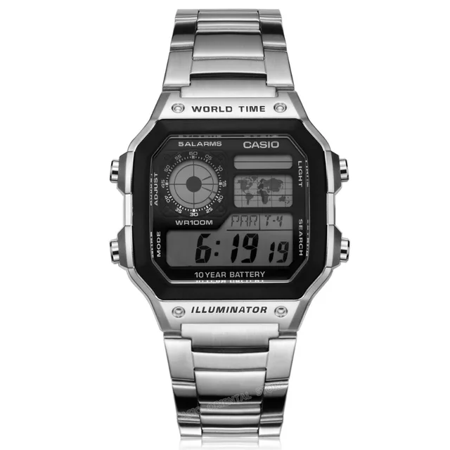 Casio Watches top brand luxury Men Sports AE 1200WHD 1A digital