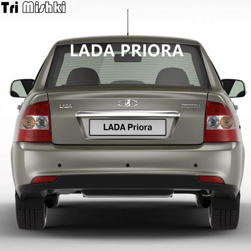 

Tri Mishki 6.5*60cm 10*91.3cm 1-3 pieces car sticker for lada priora auto car stickers HZX193