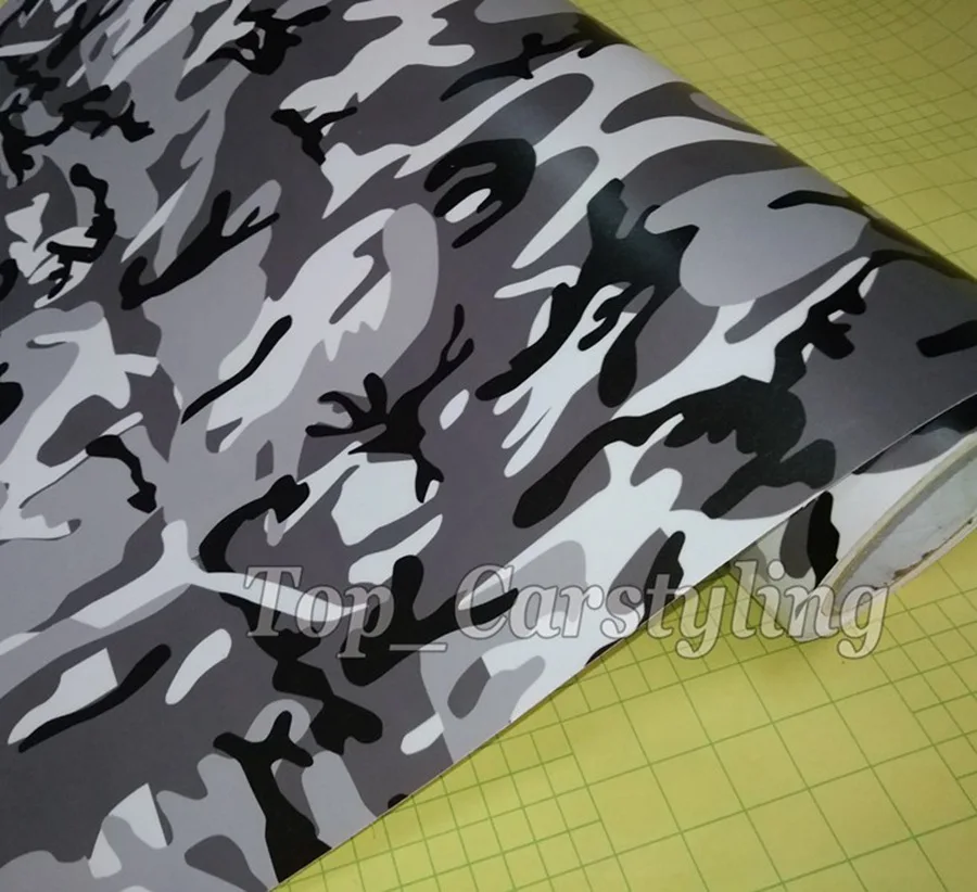 woodland urband camo vinyl car wrapping film sticker for car motor bike scotter (1) - 