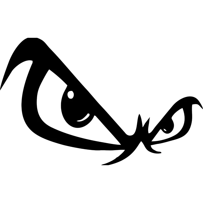 18*11.3cm Eyes Decal Angry Auto Car Bumper Window Vinyl Sticker Laptop Tablet Waterproof Cool Graphics Decals | Автомобили и