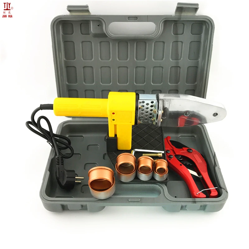 

The Plumber Tool DN20-32mm 3Sets Heads 220V Heating Plastic Pipes Welding Maching With Tube Cutter Plumber To Use