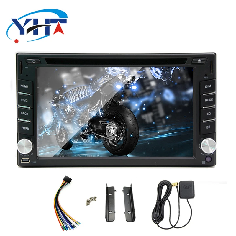 6 2 дюйма HD чистый Android 7 1 двойной Din в тире автомобильный DVD CD плеер GPS навигация