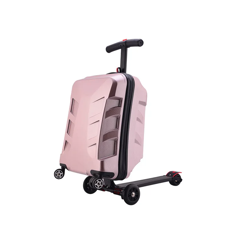 

LeTrend Multifunction skateboard Rolling Luggage Password Suitcase Wheels 20 inch Creative Cabin Trolley Computer Travel Bag