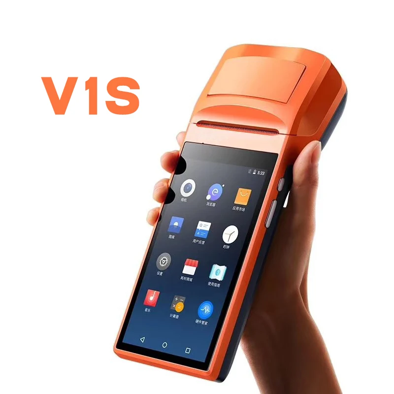 

SM-V1 5.5 Inch Touch Screen Handheld 3G Andoid Mini Pos Machine with Bluetooth Wifi Thermal Mini Pos Printer