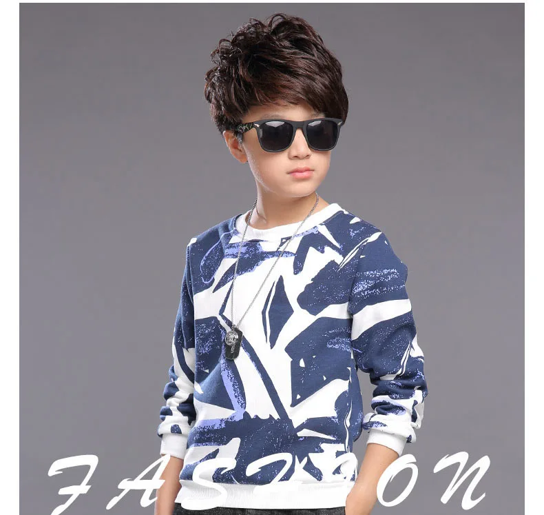 New 2018 Fashion Printed Teenage Baby Boys Cotton T-Shirts For Boys Long Sleeve Tops Children Spring Autumn Hoodies Kids Tees Clothes (11)