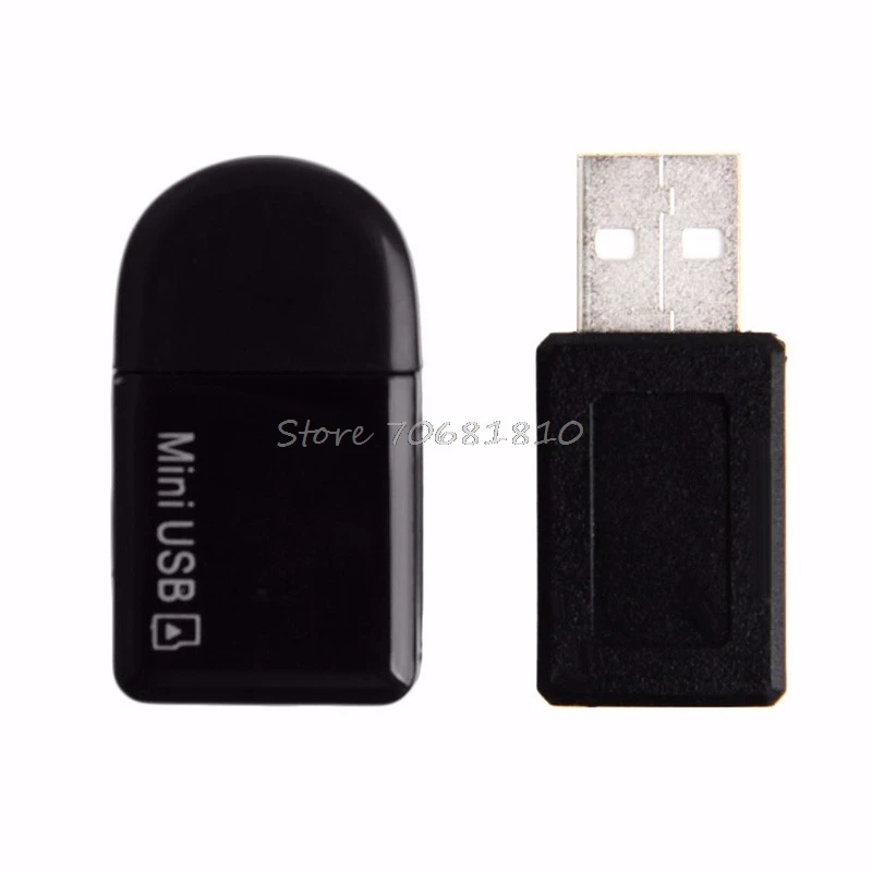 Мини USB для TF Tflash Micro SD адаптер кард-ридер для автомобиля AUX Выход Музыка Аудио Прямая поставка