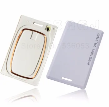 

500pcs1.8mm thick EM4200 125KHZ ID card longer reaction distance(60-100cm) for Access Control system