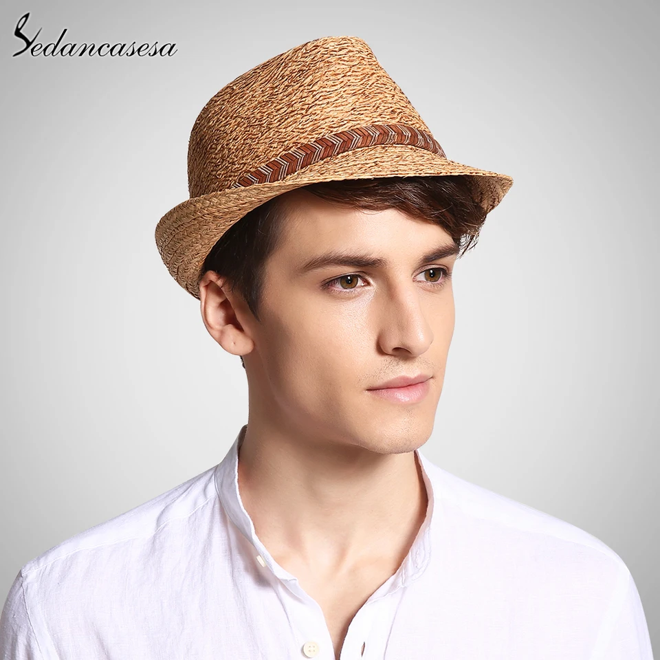 raffia fedora hat