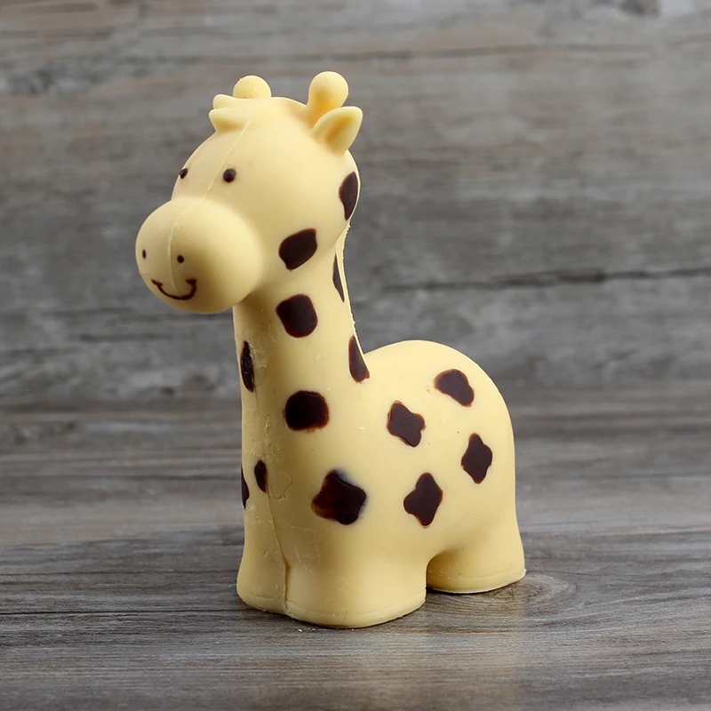 Николь мыло силиконовые формы милый жираф ремесло смолы глины шоколадные конфеты плесень
