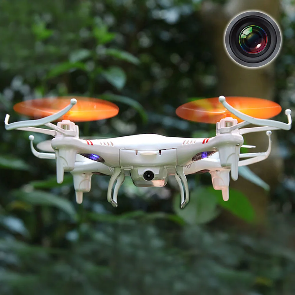 Mini 4 Channel 6-Axis Gyro 2.4GHz LED Light RC Drone Quadcopter Helicopter Toy w