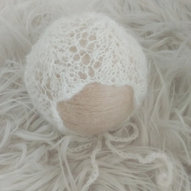 mohair crochet knit hat romper