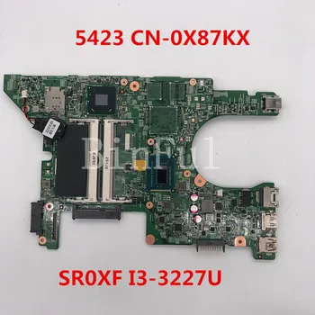 

High quality For Inspiron 14Z 5423 Laptop motherboard CN-0X87KX 0X87KX X87KX 11289-1 W/SR0XF I3-3227U HM77 DDR3 100% full Tested